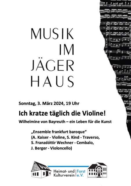 Musik im Jägerhaus - Ensemble frankfurt baroque