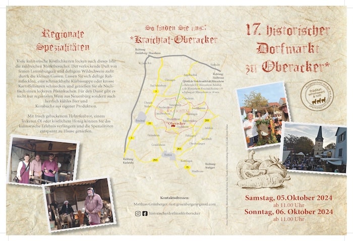 Historischer Dorfmarkt Oberacker 2024