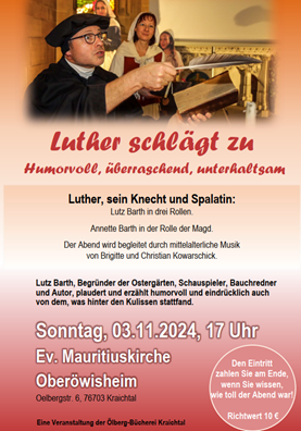 Luther schlägt zu: Humorvoll, überraschend, unterhaltsam